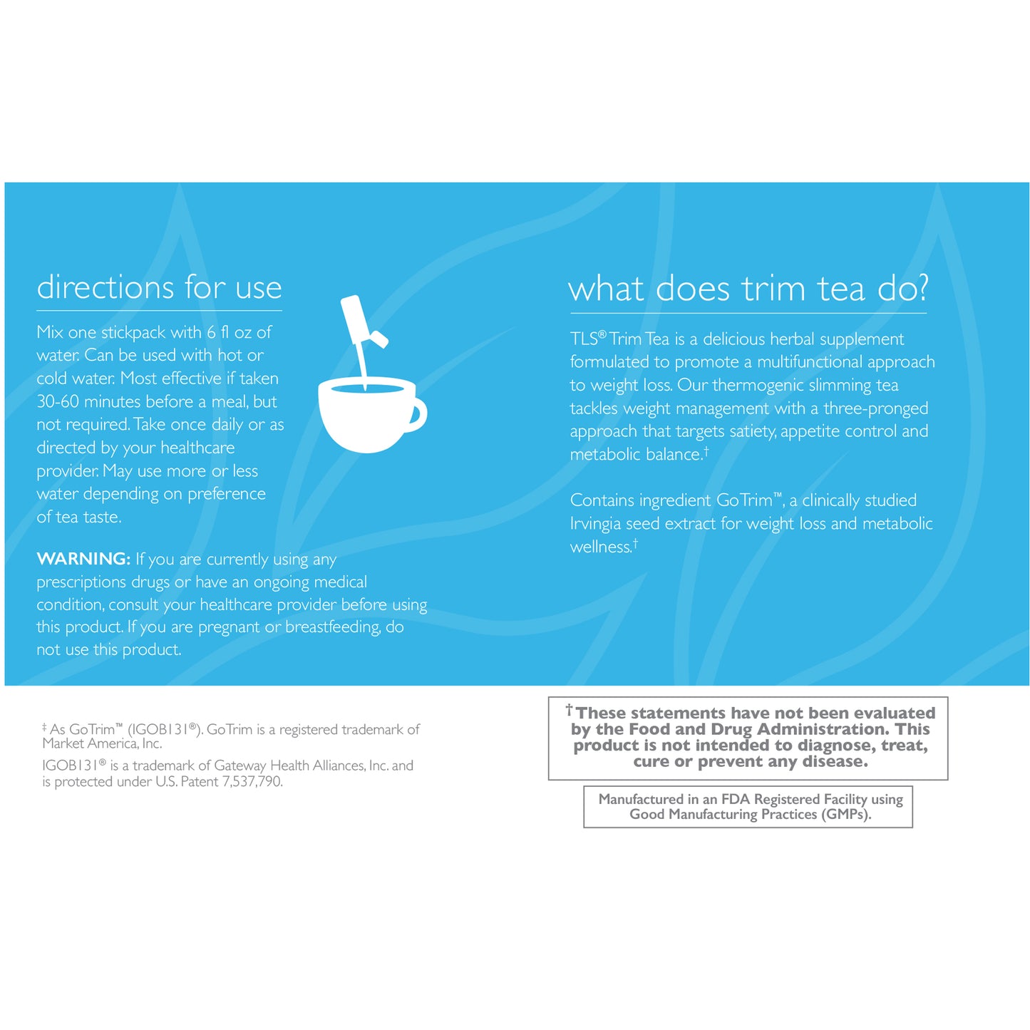 NUTRAMETRIX TLS® TRIM TEA