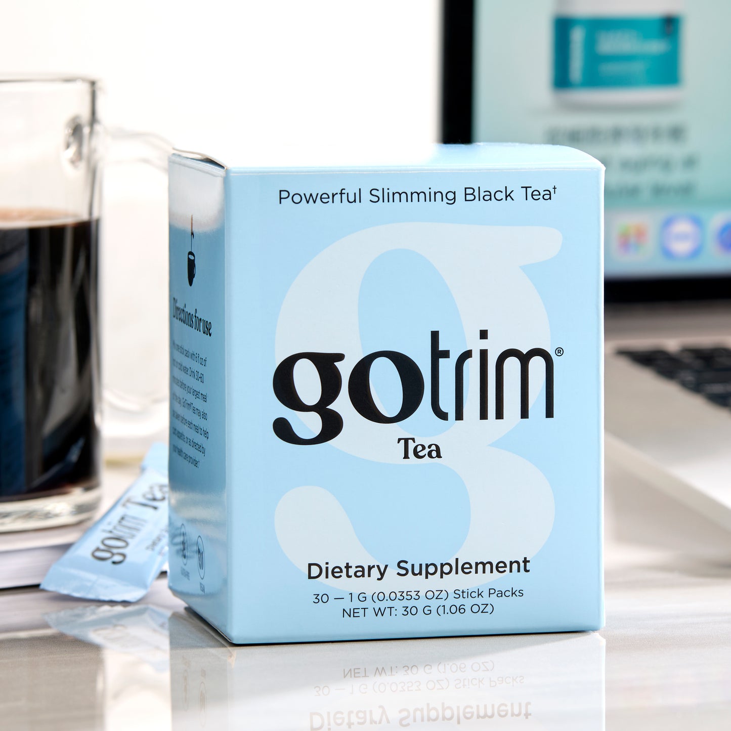 nutraMetrix GoTrim® Tea - Single Box (30 stickpacks)