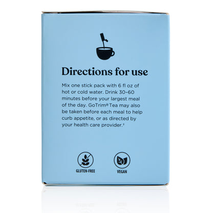nutraMetrix GoTrim® Tea - Single Box (30 stickpacks)
